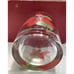 Poinsettia Low Ball 4 Glasses by Mary Lou Goertzen Portugal Crisal Drinking