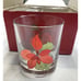 Poinsettia Low Ball 4 Glasses by Mary Lou Goertzen Portugal Crisal Drinking