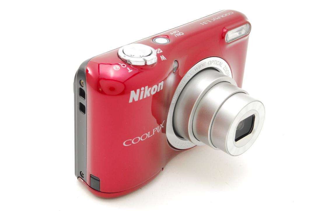 Nikon Coolpix L31 Red, tested and confirmed working.
