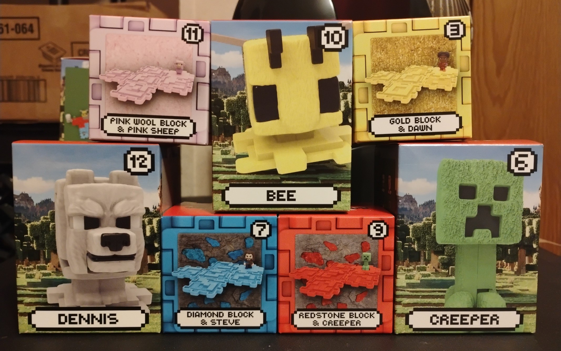 Minecraft McDonald's happy meal toys lot