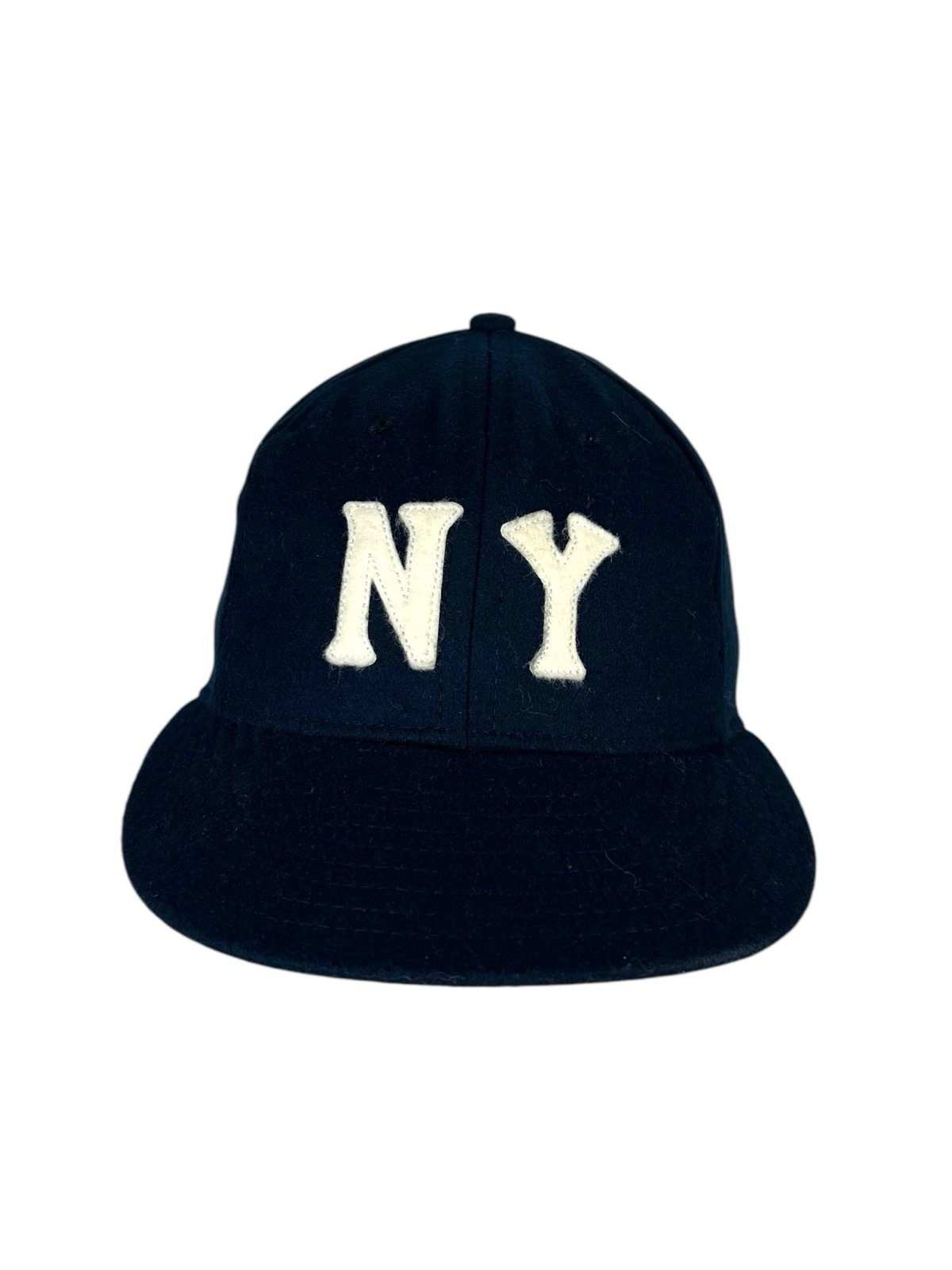 Ebbets Field Flannels Unisex Ballcap NY Yankees Vintage Hat Size 7 Navy Blue NWT