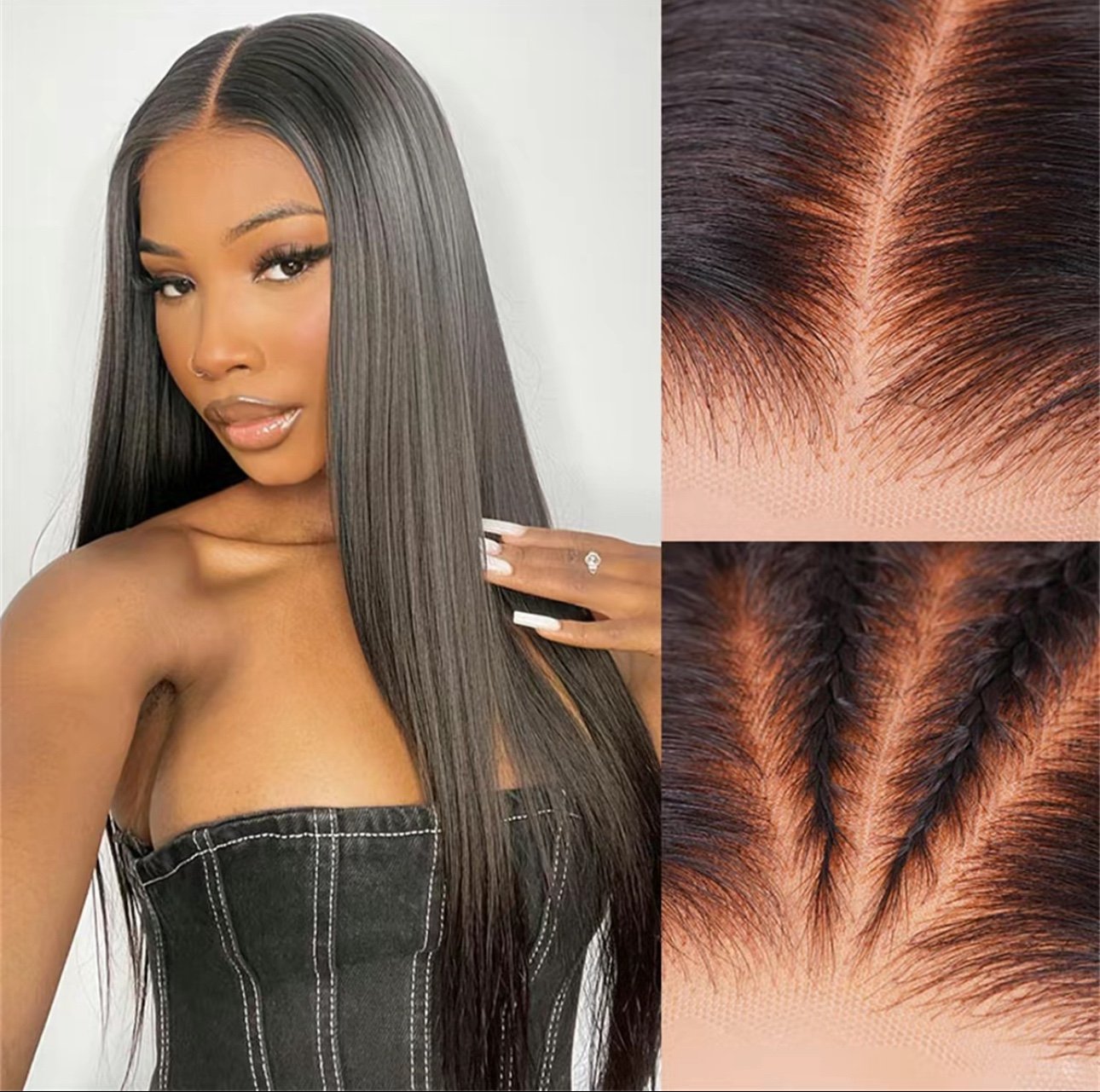 24” 150% Density 6x4 closure