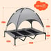 Outdoor Dog Bed with Canopy, XL Elevated Dog Bed, Dog Cot, Pet Bed