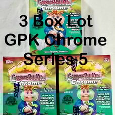 3 Topps Garbage Pail Kids CHROME 5 Blaster Box 5th Series