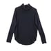 NSF Oversized Slouchy Waffle Knit Turtleneck Long Sleeve Top Black Size Medium