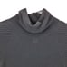 NSF Oversized Slouchy Waffle Knit Turtleneck Long Sleeve Top Black Size Medium