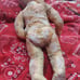 Unique Vintage Crusty Distressed Odd Doll Art