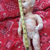 Unique Vintage Crusty Distressed Odd Doll Art