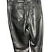 Good American Women's 14 Faux Leather Straight Leg Pants Black Bikercore Punk