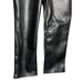 Good American Women's 14 Faux Leather Straight Leg Pants Black Bikercore Punk