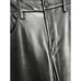 Good American Women's 14 Faux Leather Straight Leg Pants Black Bikercore Punk