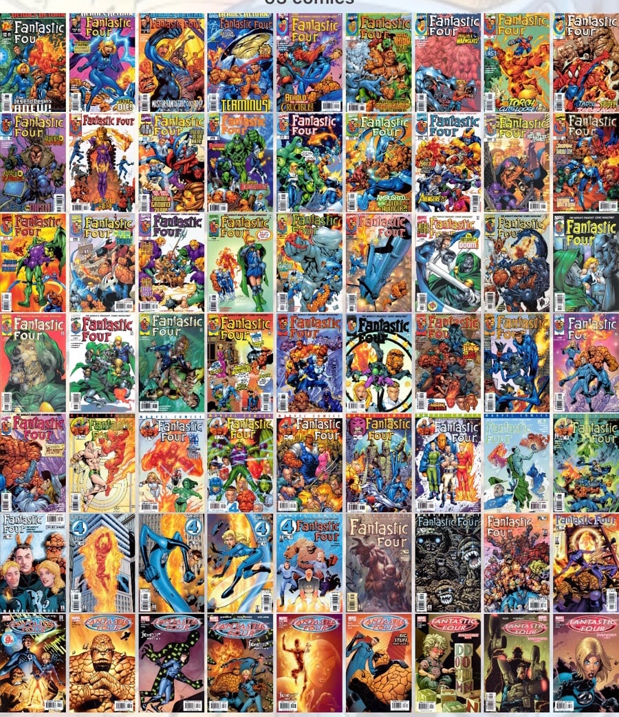Fantastic Four lot over 60 issues