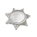 Antique Victorian Goofus Star Magnifier Glass Lens – 6” Diameter