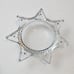 Antique Victorian Goofus Star Magnifier Glass Lens – 6” Diameter