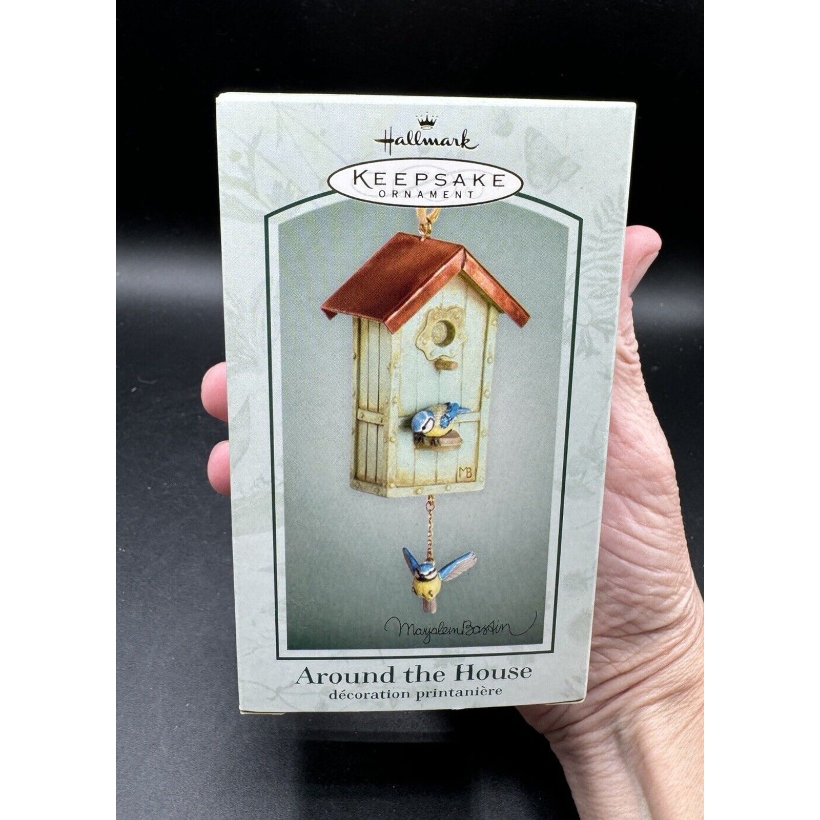 Vintage Hallmark Keepsake Ornament Marjorie Bastin Birdhouse Brand New! -11D