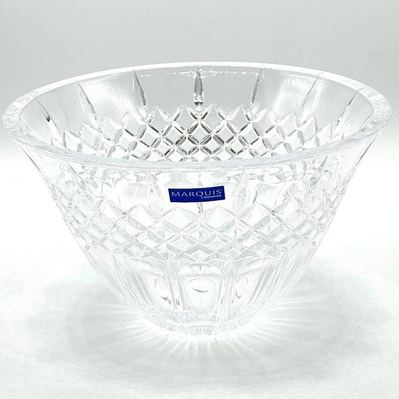 NWT Waterford Marquis 8 Shelton Diamond Cut Crystal Serving Bowl Germany