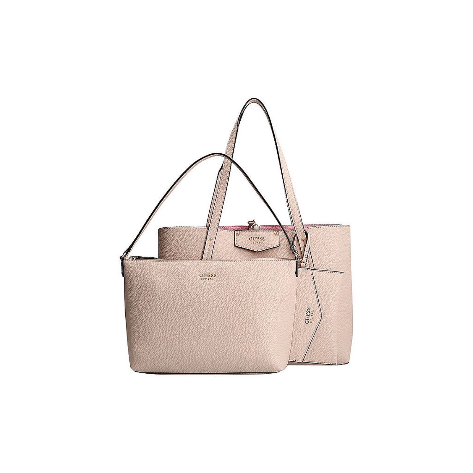 Guess Womens Eco Brenton Tote Handbag: Stylish and Sustainable Accessory