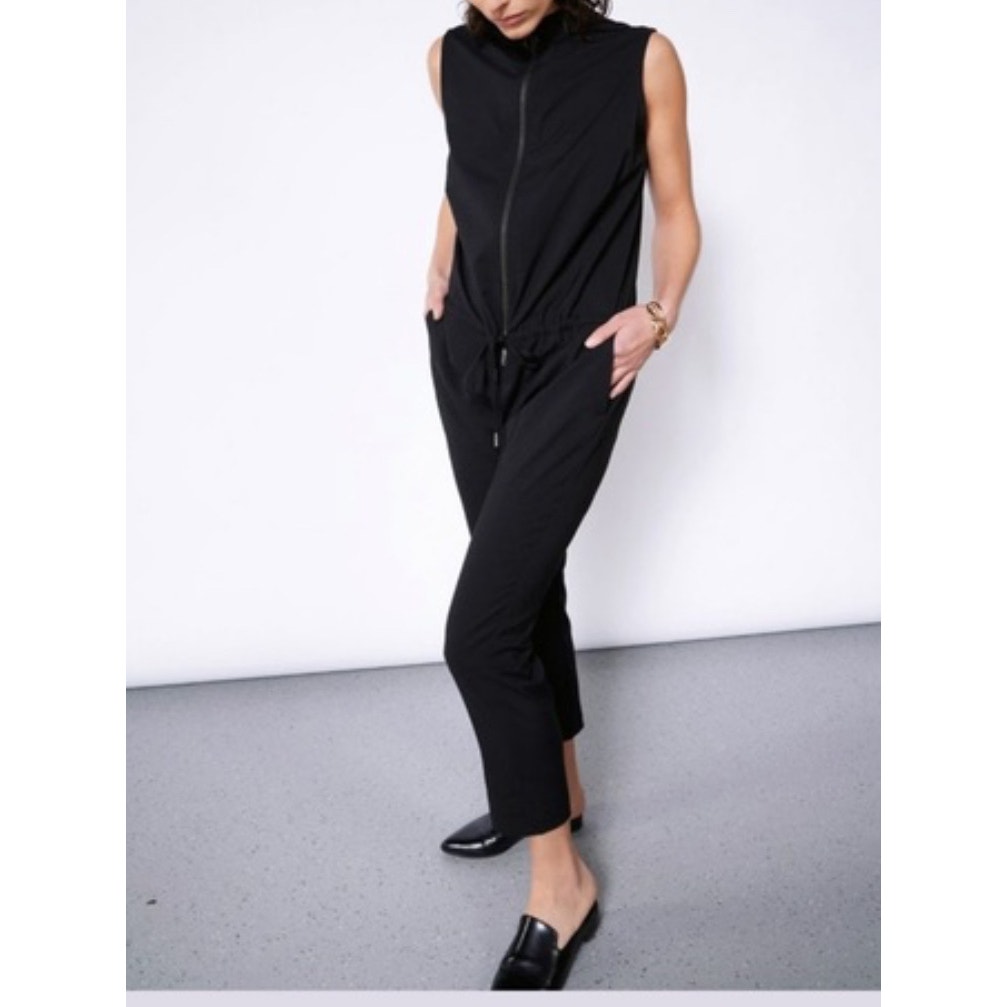 WILDFANG black zip-up Jumpsuit Extra Small