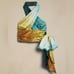 NWT! BANANA REPUBLIC CHARMED GREEN GIANA SILK HALTER TOP - Size 6