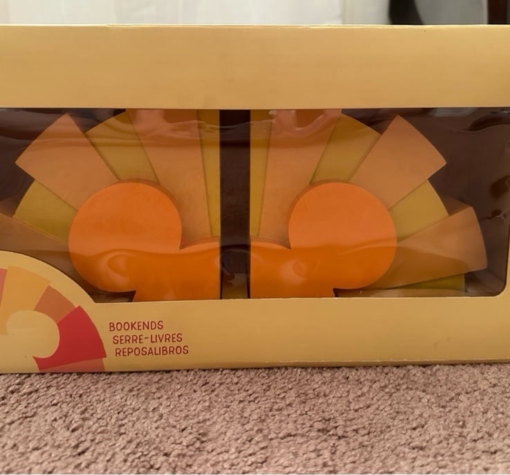 Disney Mickey Retro Sunburst Bookends