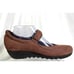 Munro Women's Mary Jane Shoe Size 9 M Low Wedge Pump Red Nubuck Comfy Shoe Walk