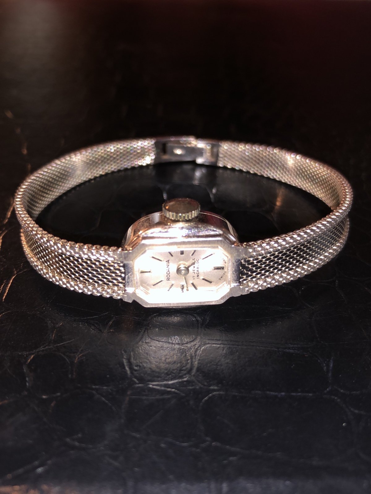 Solid 14k Rodania watch
