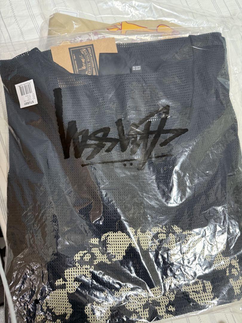 Stussy x Denim Tears Mesh Tank Black