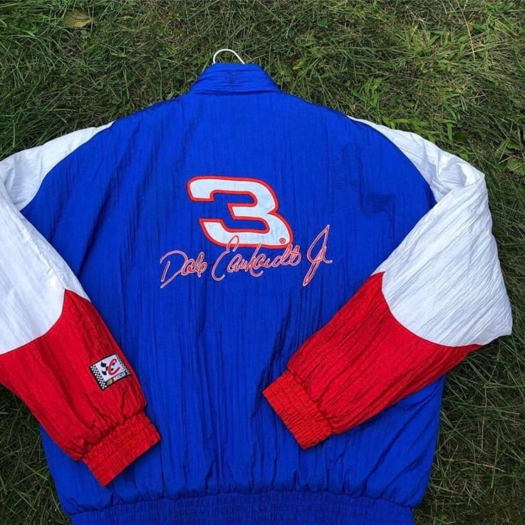 Dale Earnhardt Jr. Jacket Vintage Puffer Nascar Racing