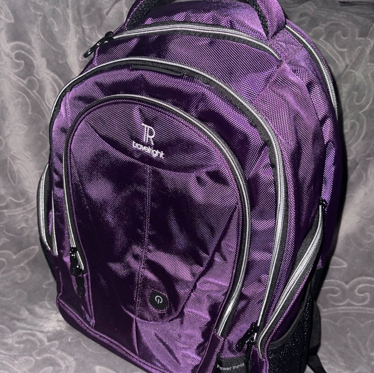 Travel Laptop Backpack with built in rechargeable power bank