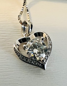 New Heart Pendant Necklace Gifts for Wife, Engraved 'I LOVE YOU' Gift for Wife
