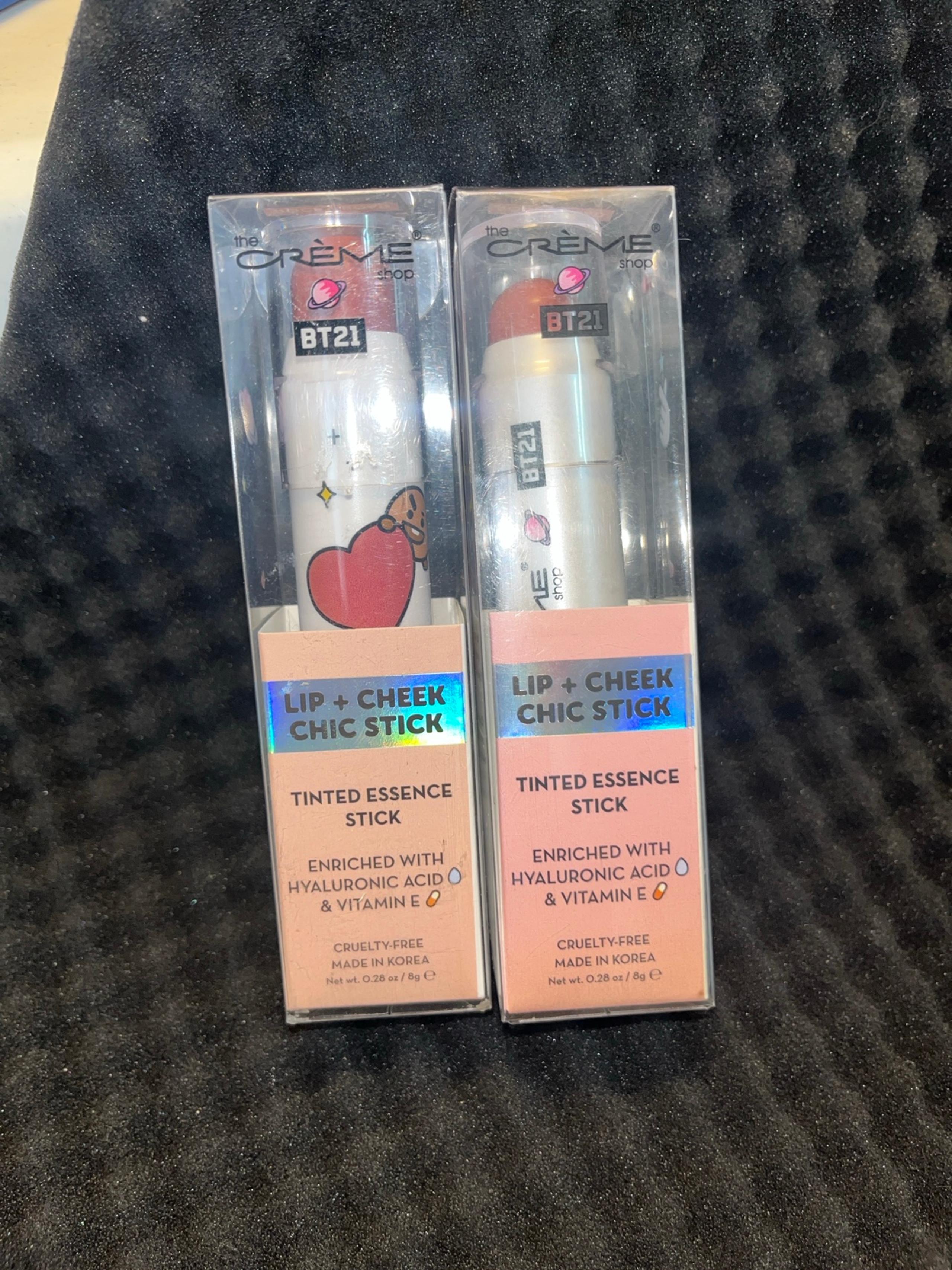 2x The Crème Shop Lip + Cheek Chic Stick | Tinted Essence Stick Rocky Road