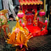 Chinese shrine lamps