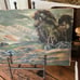 Old Vintage Painting on Board