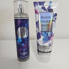 Bath And Body Works Moonlight Path Fine Fragrace Mist Body Spray & Body Cream