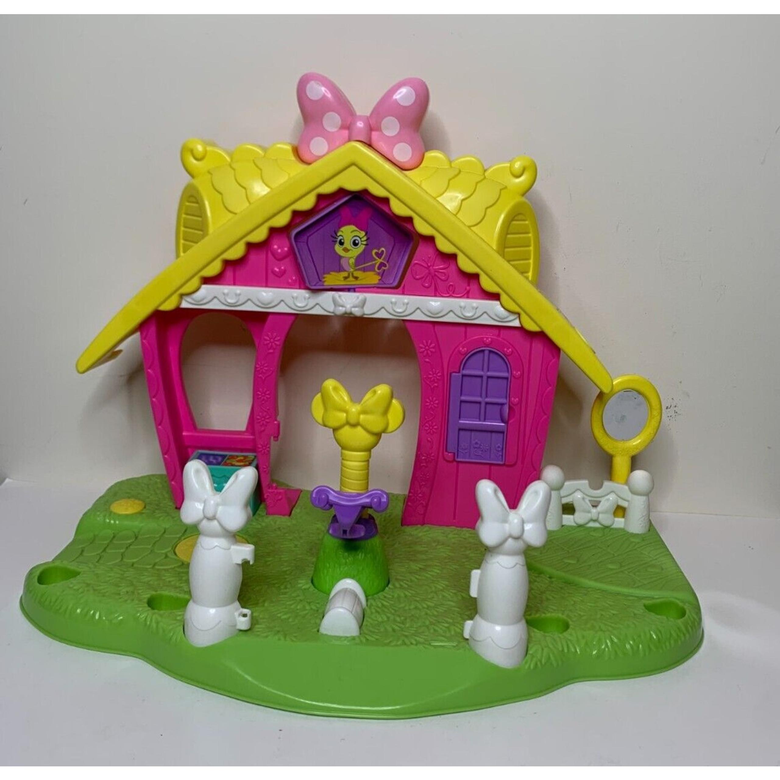 Fisher Price Disney Minnie Mouse Jump N Style Pony Stable Mattel 2014 Incomplete