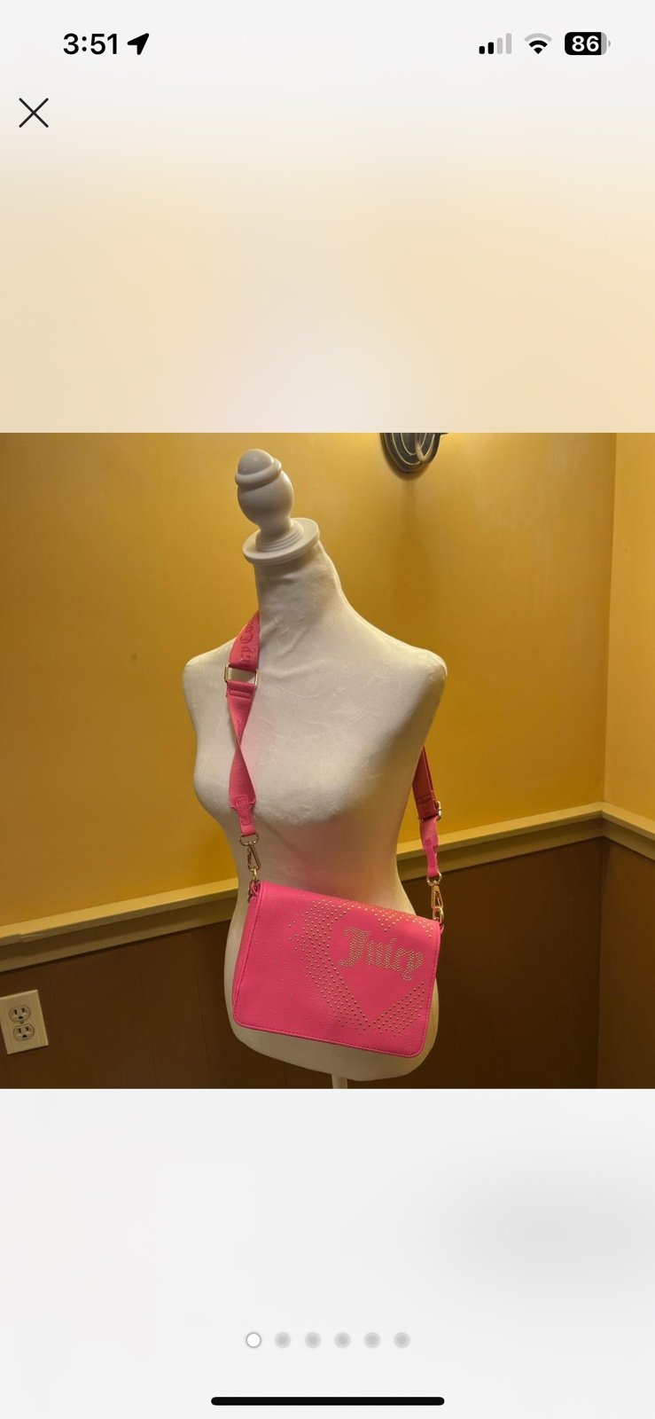 lovely day flap crossbody bag