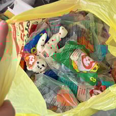 Bag of mcdonalds beanie baby toys from 90s (selling bag as is)