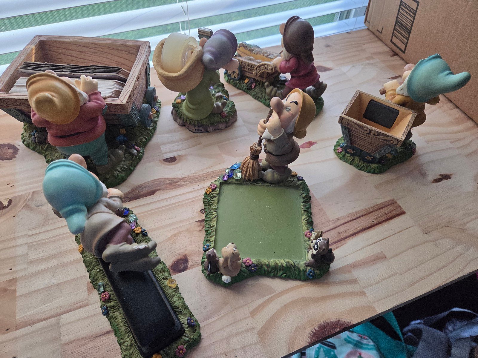 Vintage Disney Snow White and Seven Dwarfs Desk Set