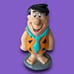 Coin Bank Lot of 4 Cat Fred Flintstone Lock Bowling Pin Vintage Collection Kitty