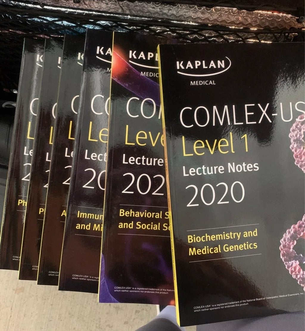 Kaplan COMLEX level 1 study book series