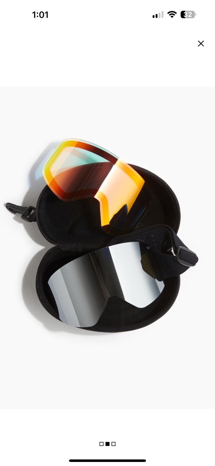 2 in 1 ski goggles