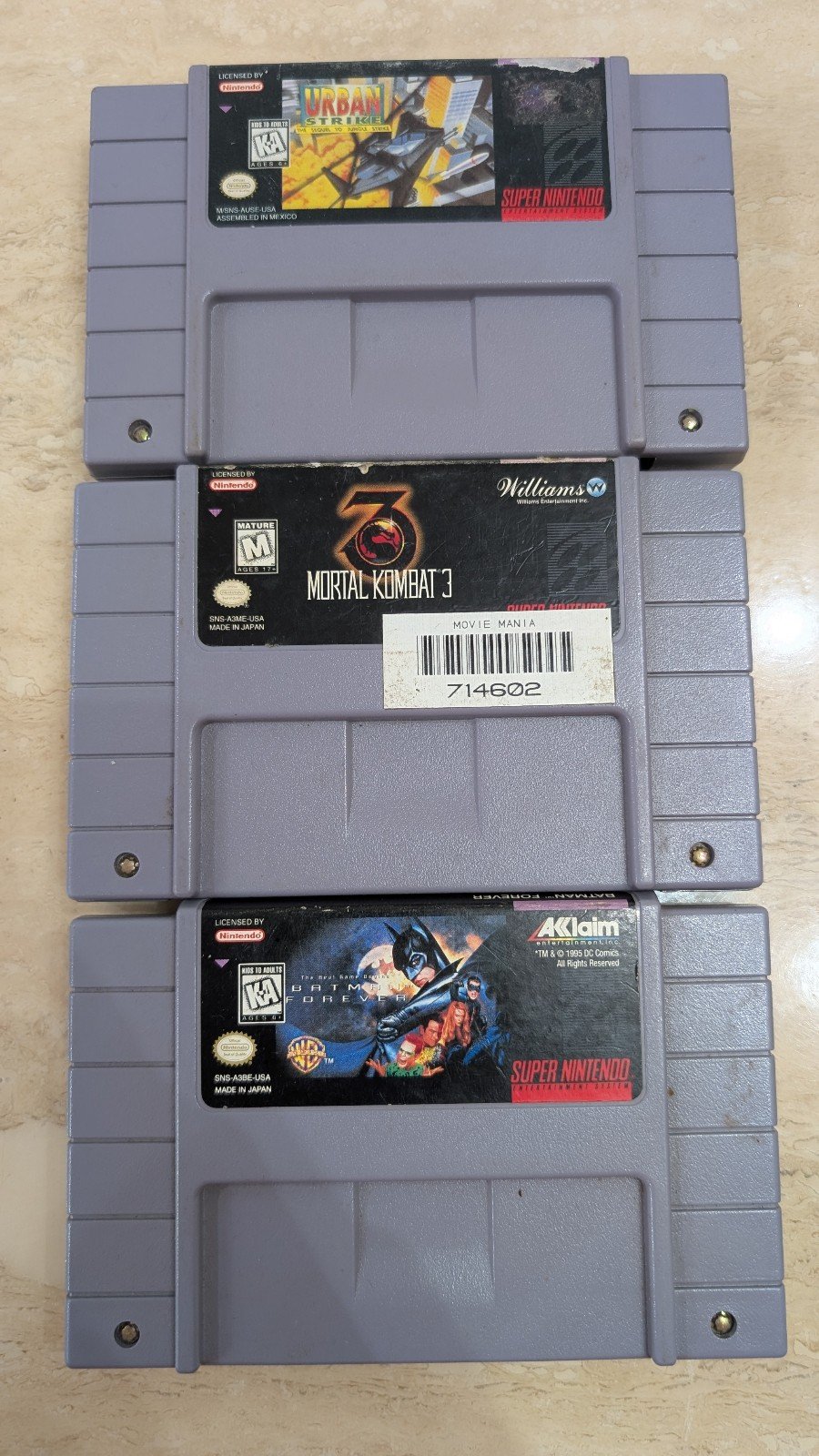 Super Nintendo games