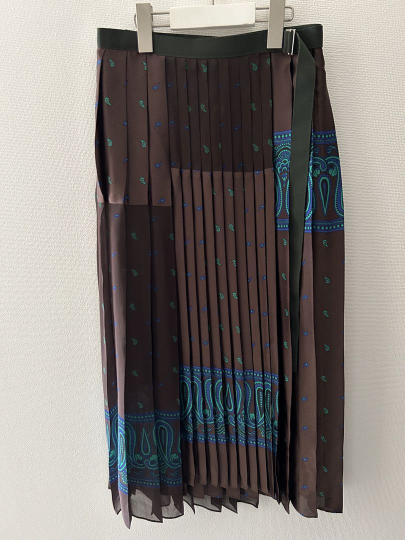 sacai Pleated Skirt