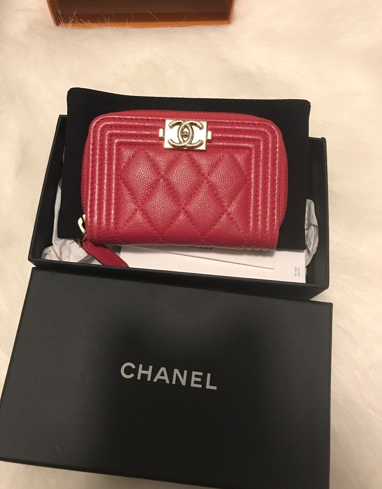 Chanel Zipped Card Wallet card holder