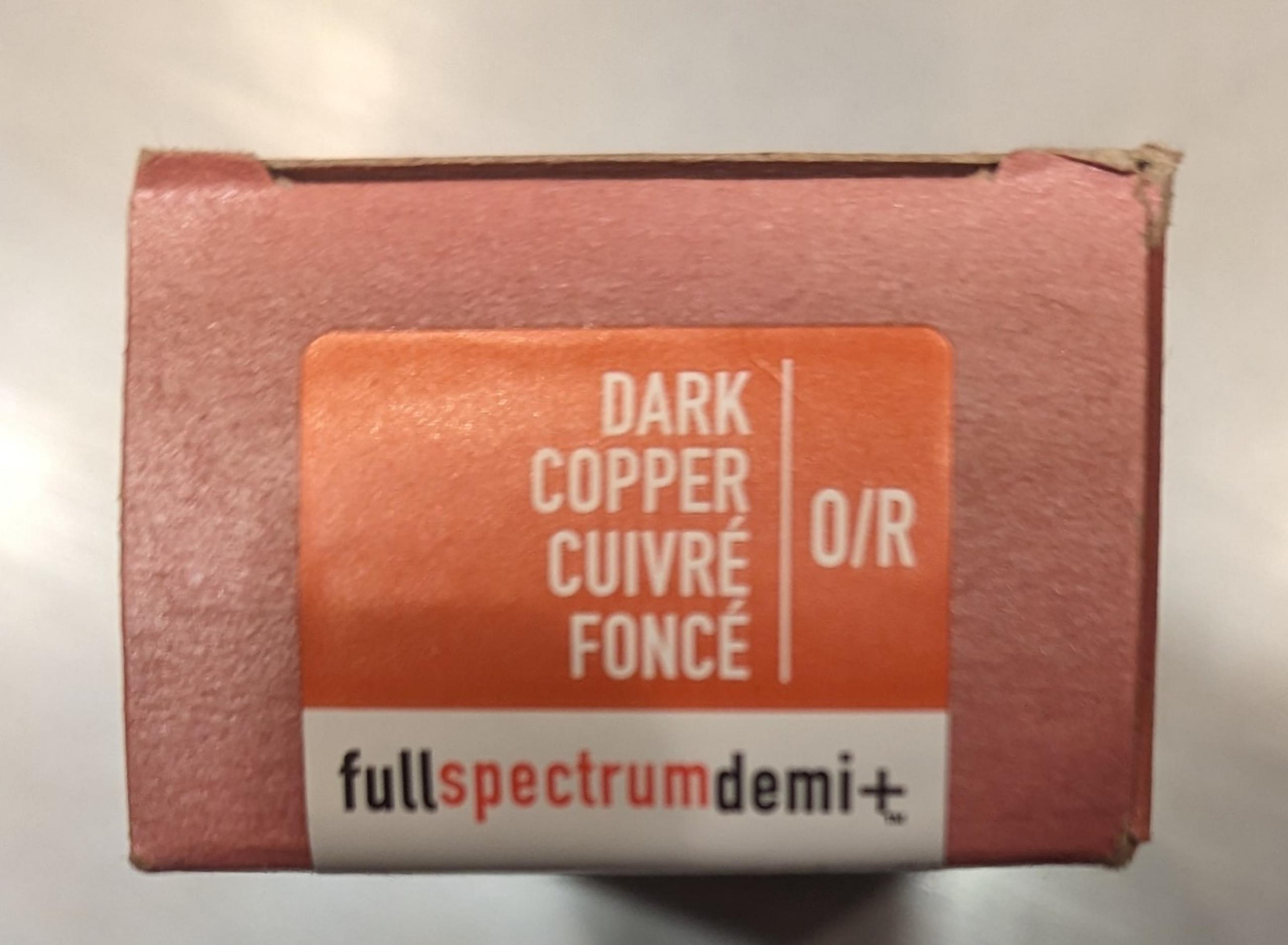 Aveda Full Spectrum Demi+ Custom-Deposit Hair Color, Dark Copper - 2.8 oz., New