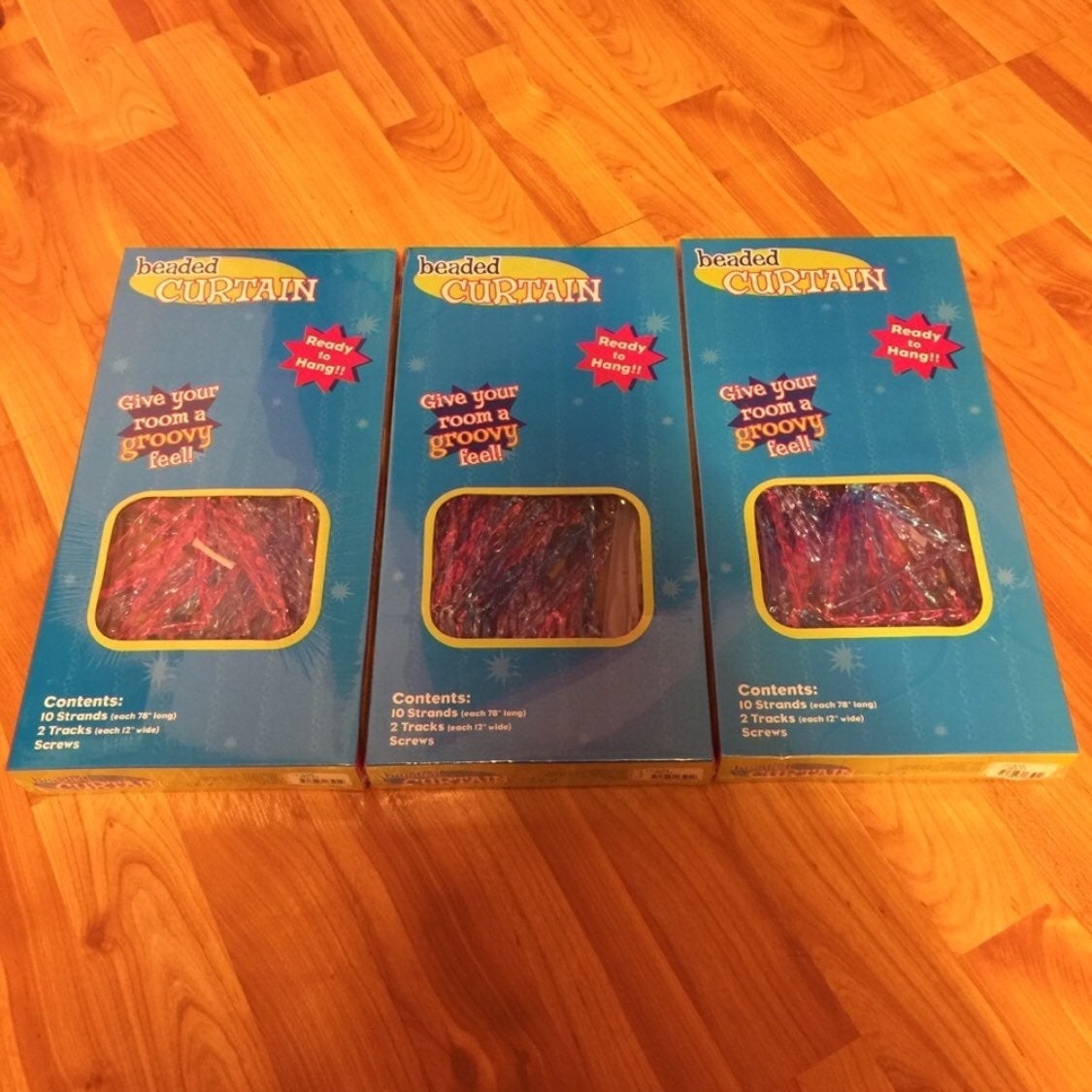 3 sets- beaded curtains