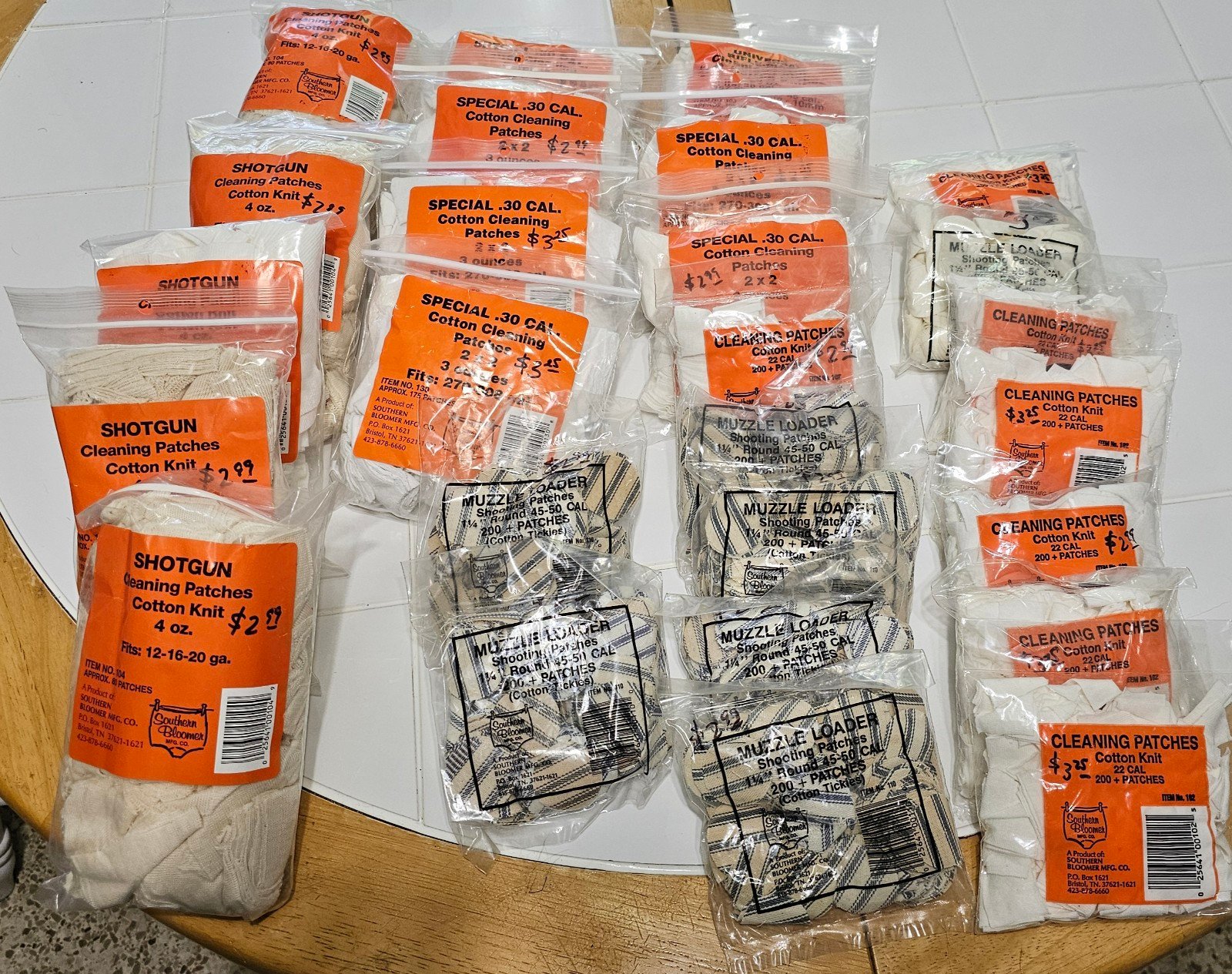 Southern Bloomer cleaning patches lot of 26 assorted