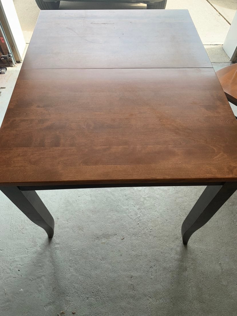 High top table and chairs