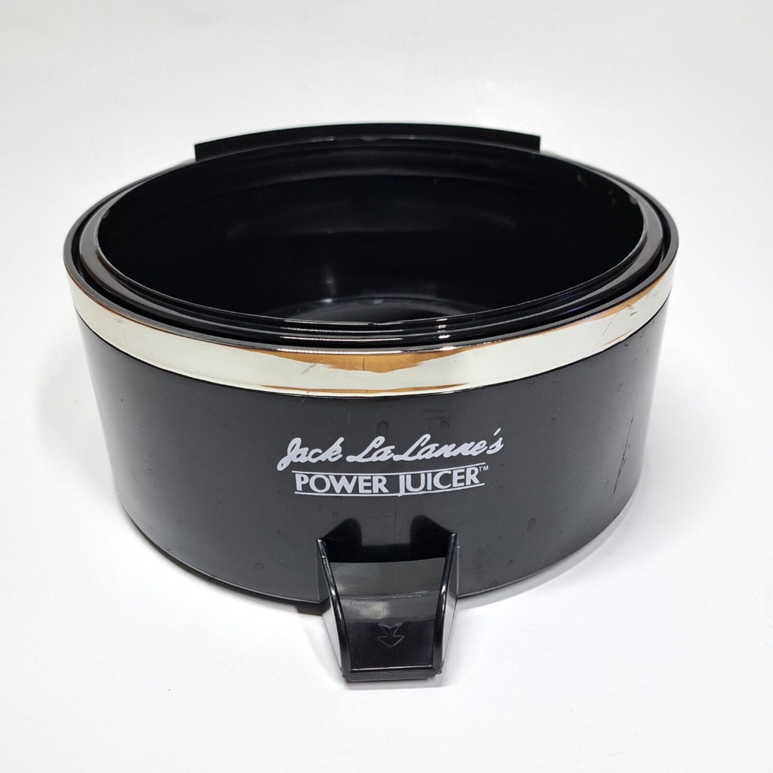 Jack LaLanne Power Juicer Model CL-003AP Receptacle Spout Bowl Replacement Black