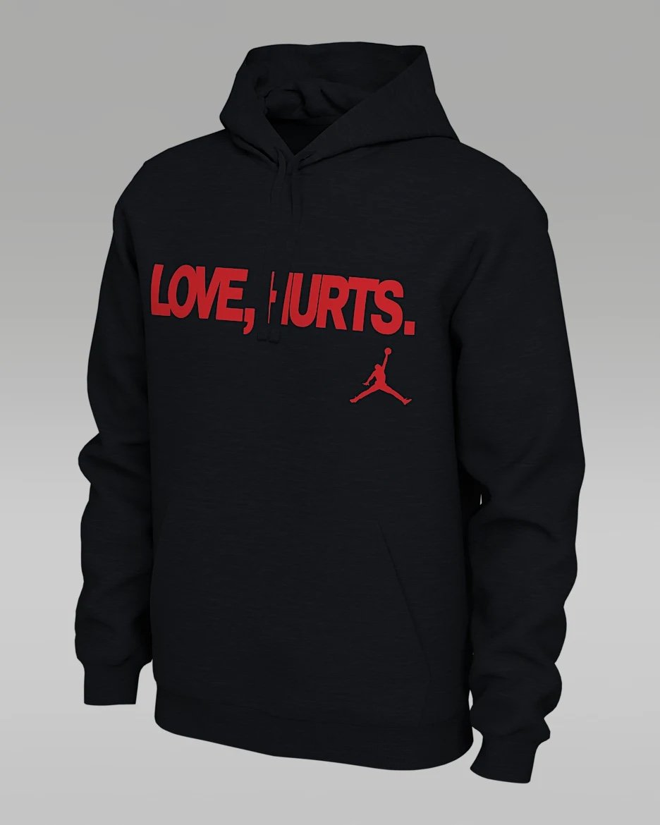Jalen Hurts Nike Jordan Authentic LOVE HURTS Hoodie